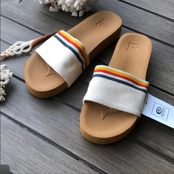 🔆RIP CURL🔆SLIDE SLIP ON’S POOL BEACH SANDALS - Picture 4 of 7